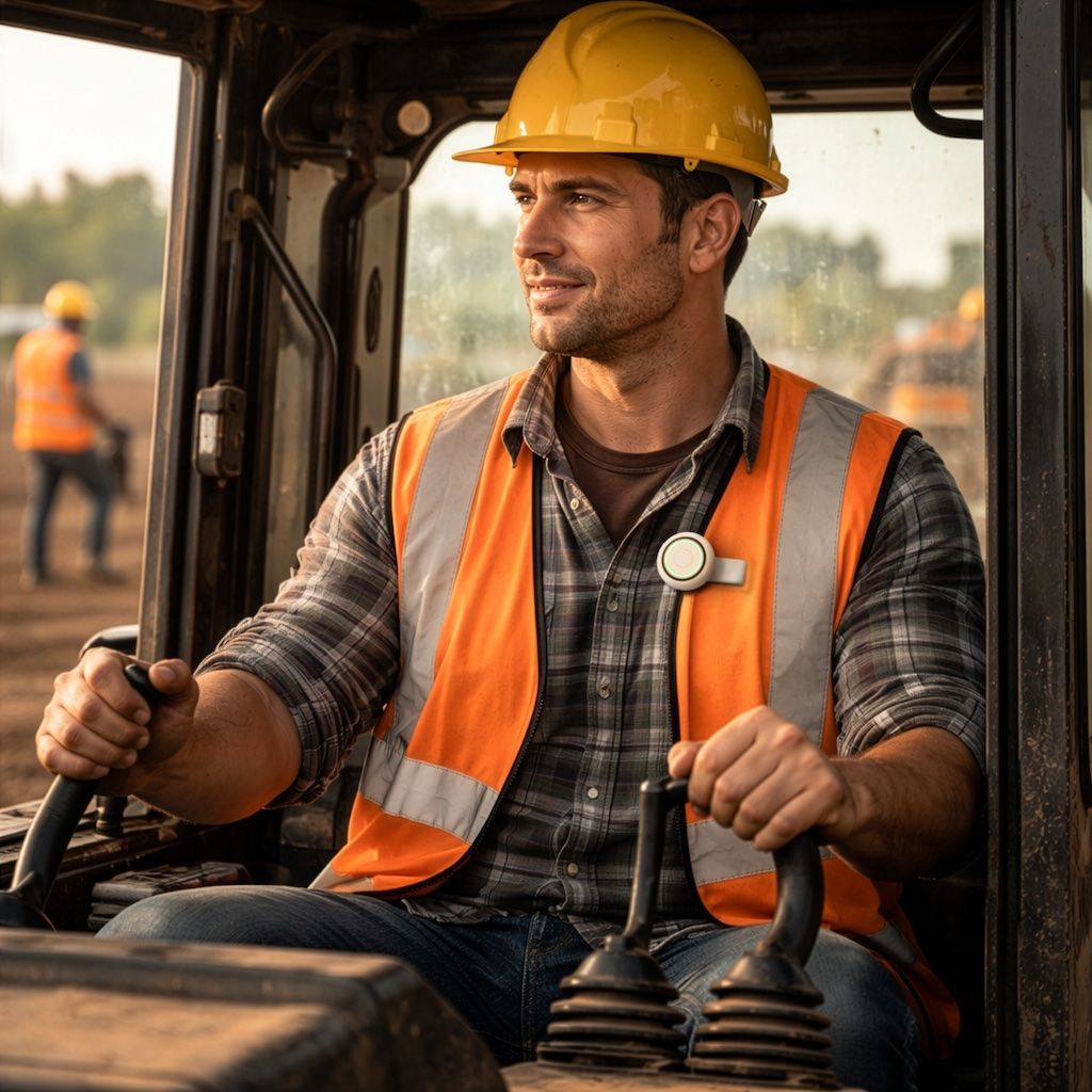 Construction site workers